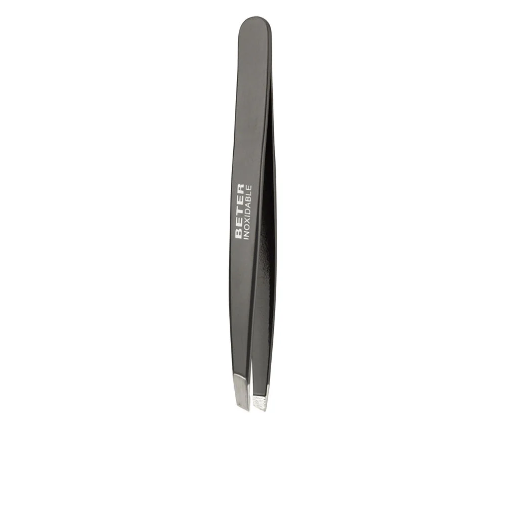 ENAMELLED STAINLESS STEEL slanted tip tweezers