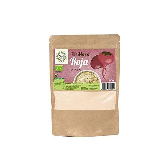 Sol Natural Red Maca Powder Organic 200g