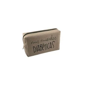 Ikooki "Mis Mierdas Diabéticas" Estuche Diabetes Beige 1ud