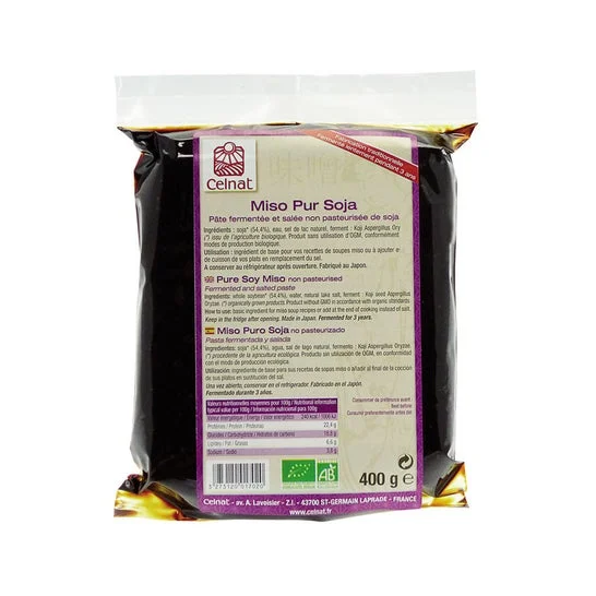 Celnat Hatcho Miso Soya non pastorizzato Bio 400g