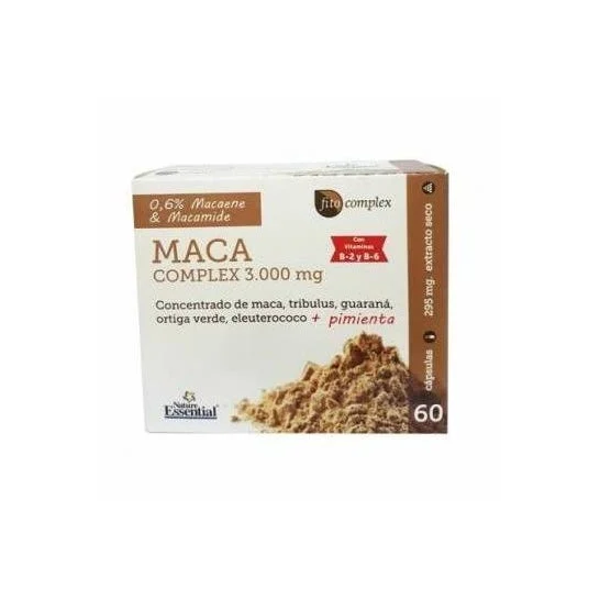 Natura Essential Maca Complex 3000mg 60caps
