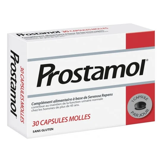 Integratore alimentare Prostamolo per uomini Box da 30 capsule morbide
