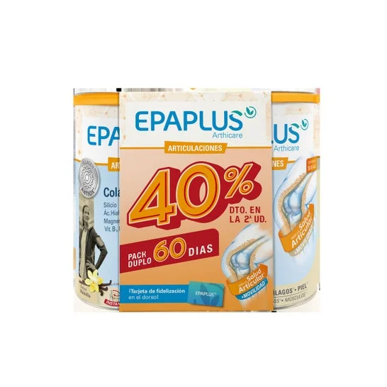 EpaPlus Arthicare Collagen + Silicon + Hyaluronic Acid + Magnesium Vanilla 2x326g