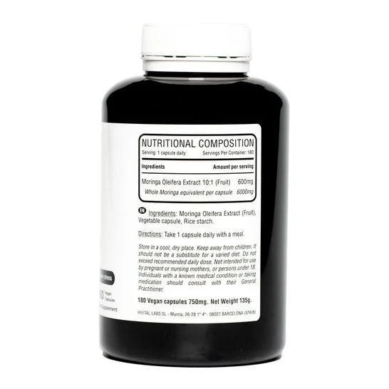 Hivital Foods Moringa Oleifera 6000mg 180caps