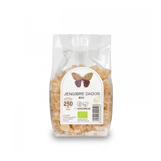 Naturcid Ginger Dices Eco Bag 200g