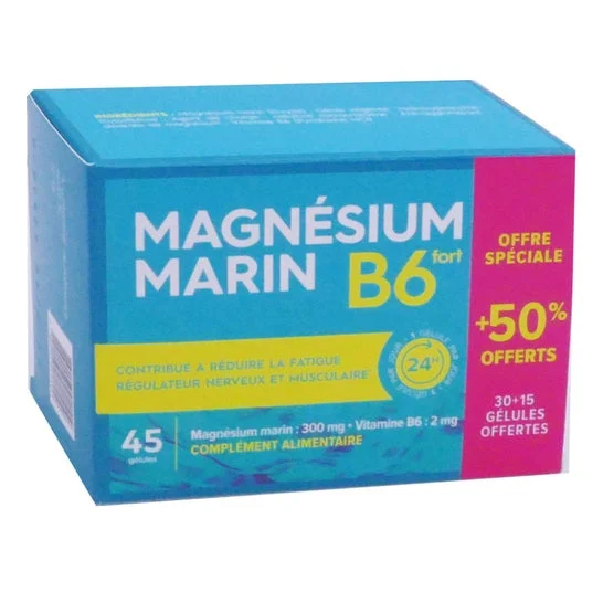 Pharmascience Marine Magnesium B6 Strong 45 Capsule