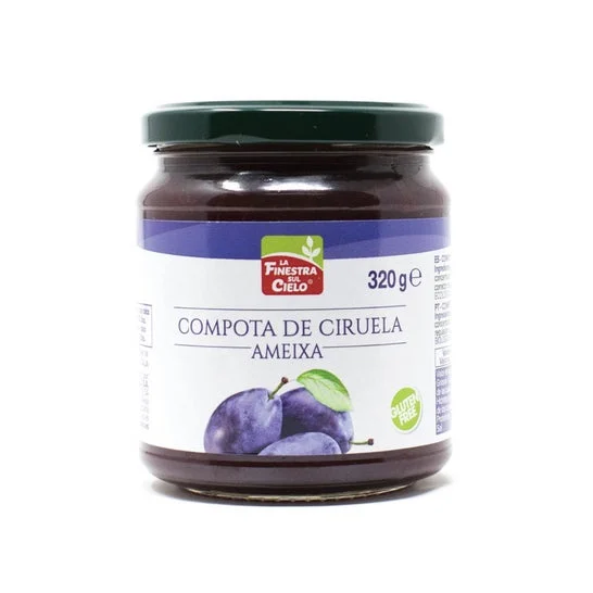 La Finestra sul Cielo Confettura di prugne senza zucchero biologico 320 g