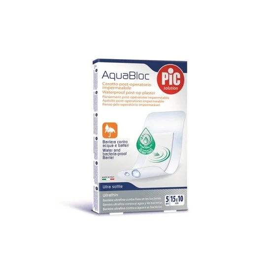 Pic Aquabloc Post Op Antibatterico Medicazione Sterile 15 X 10 Cm