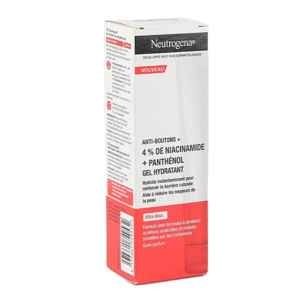 Neutrogena Anti-Button + Gel Idratante Niacinamide Pantenolo 50ml