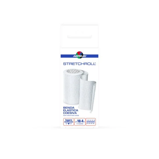 Pietrasanta M-Aid Stretchroll Benda Elastica Coadesiva Cm10X4Mt