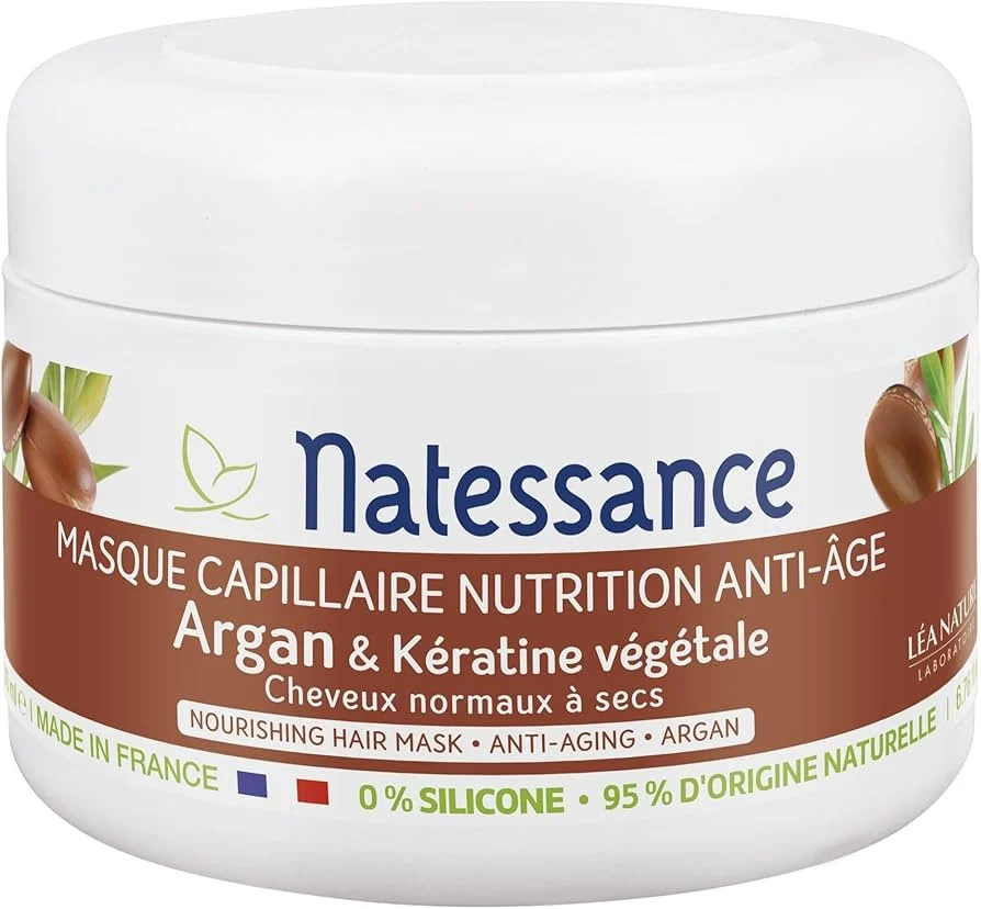 Natessance Argan Maschera E Cheratina Vegetale 200ml