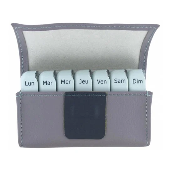Pilbox Mini Weekly Pill Box Grey 1ut