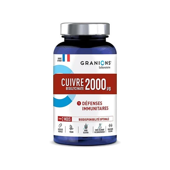 Granions Cuivre Défenses Immunitaires 60 Gélules