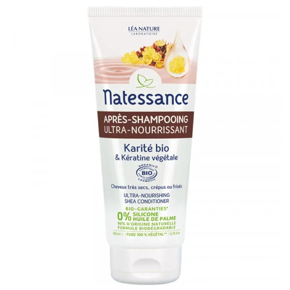 Natessance Dopo Shampoo Ultra Nutriente Bio E Cheratina Vegetale Bio 200ml