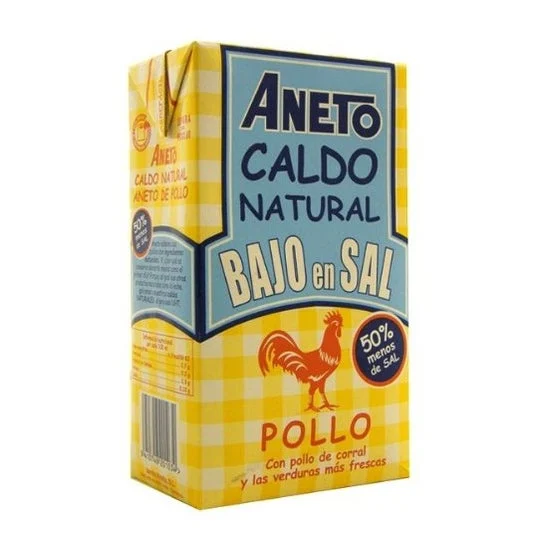 Aneto Brodo di pollo a basso contenuto di sale 1000ml