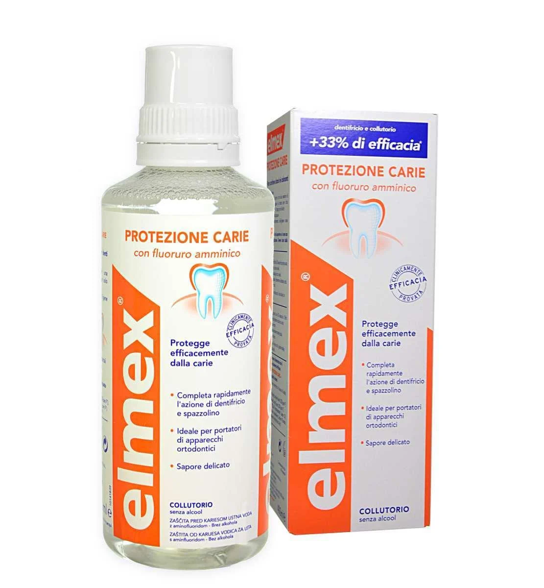 Elmex colluttorio 400 ml protezione carie