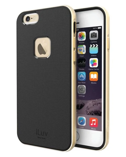 iLuv Metal Forge iphone 6/6s cover - Guld