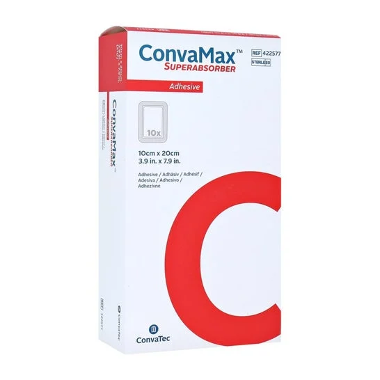Convatec Convamax Apósito Adhesivo Superabsorvente 10X10cm 10uds