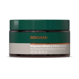 Bonusan Magnesio Malato y Citrato Polvo 130g