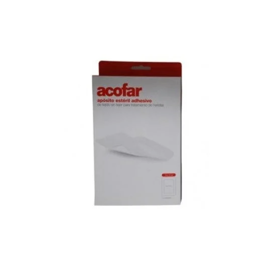 Medicazione adesiva sterile Acofar 10x6cm 10uds