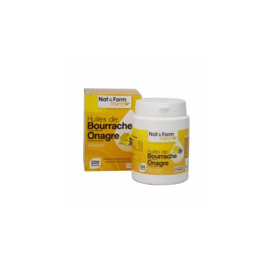 Nat Form Form Evening Primula e olio di borragine 200 Capsule