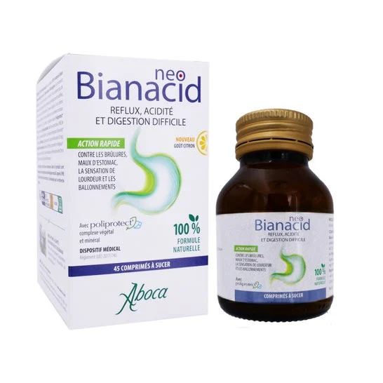 Aboca Neobianacid Saveur Citron 45 Comprimés