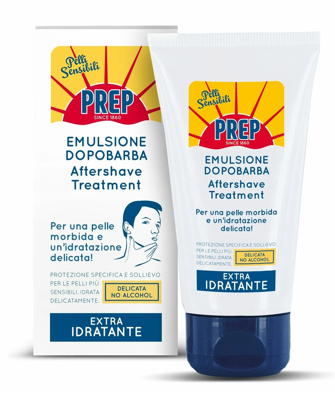 Prep emulsione dopobarba pelli sensibili 75 ml
