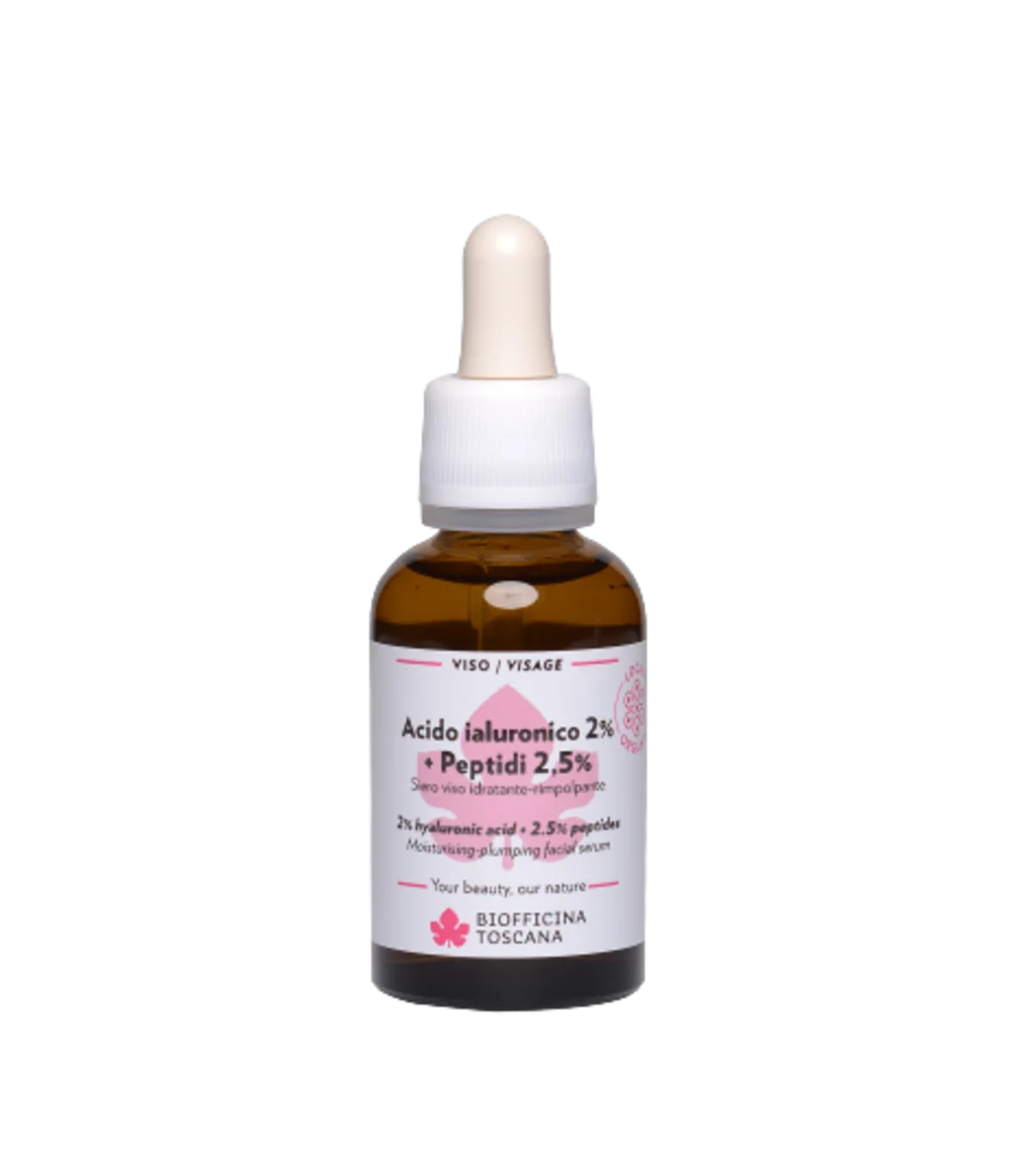 Biofficina toscana Acido Ialuronico 2% + Peptidi 25% 30 ml