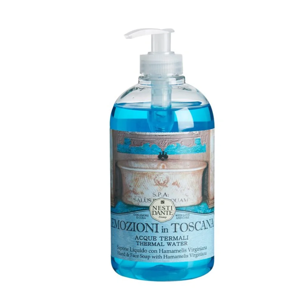 Nesti Dante Emozioni in Toscana Sapone Mano e Viso Acqua Termale 500 ml