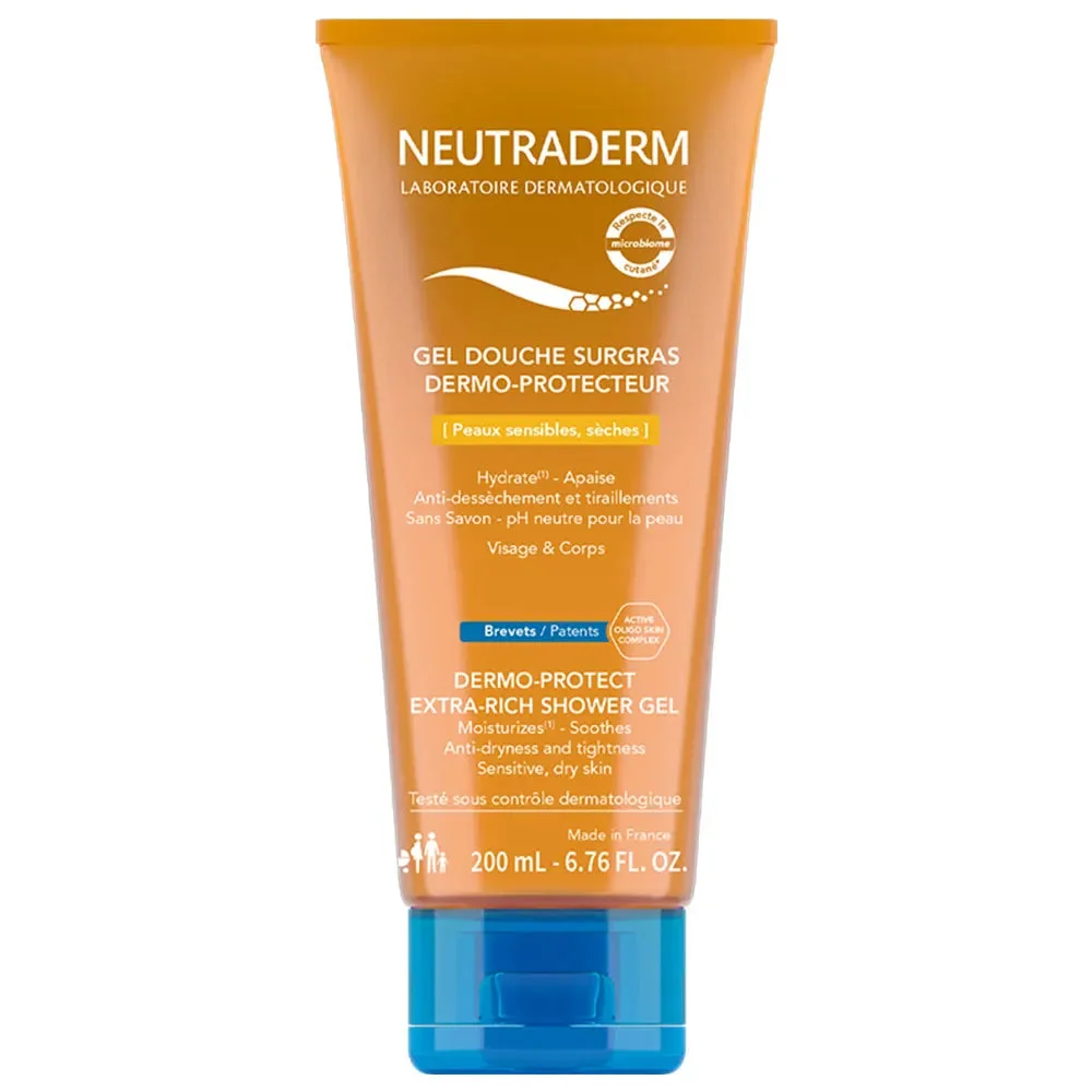 Neutraderm Gel Doccia Surgras Dermo Protettore Pelle Secca 200ml