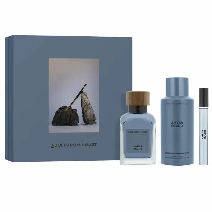 AD Ambra Nero Eau De Parfum Spray 120ml Set 3 pezzi