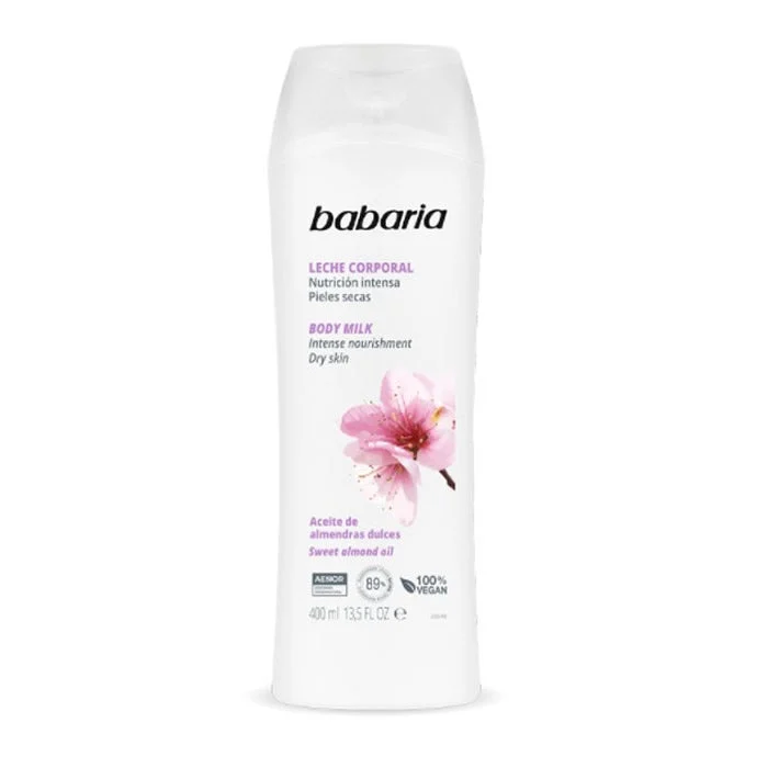 Babaria Latte Corpo alle Mandorle Dolci Pelle Molto Secca 400ml