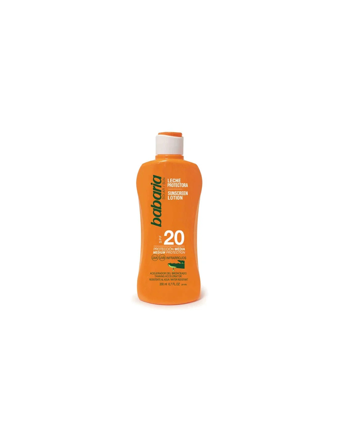 Babaria Solare Latte Protettivo Aloe Sfp20 300ml