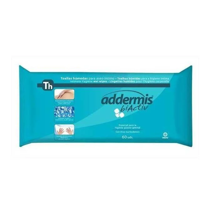 Addermis Adult Salviettine Aloe Vera 60unità