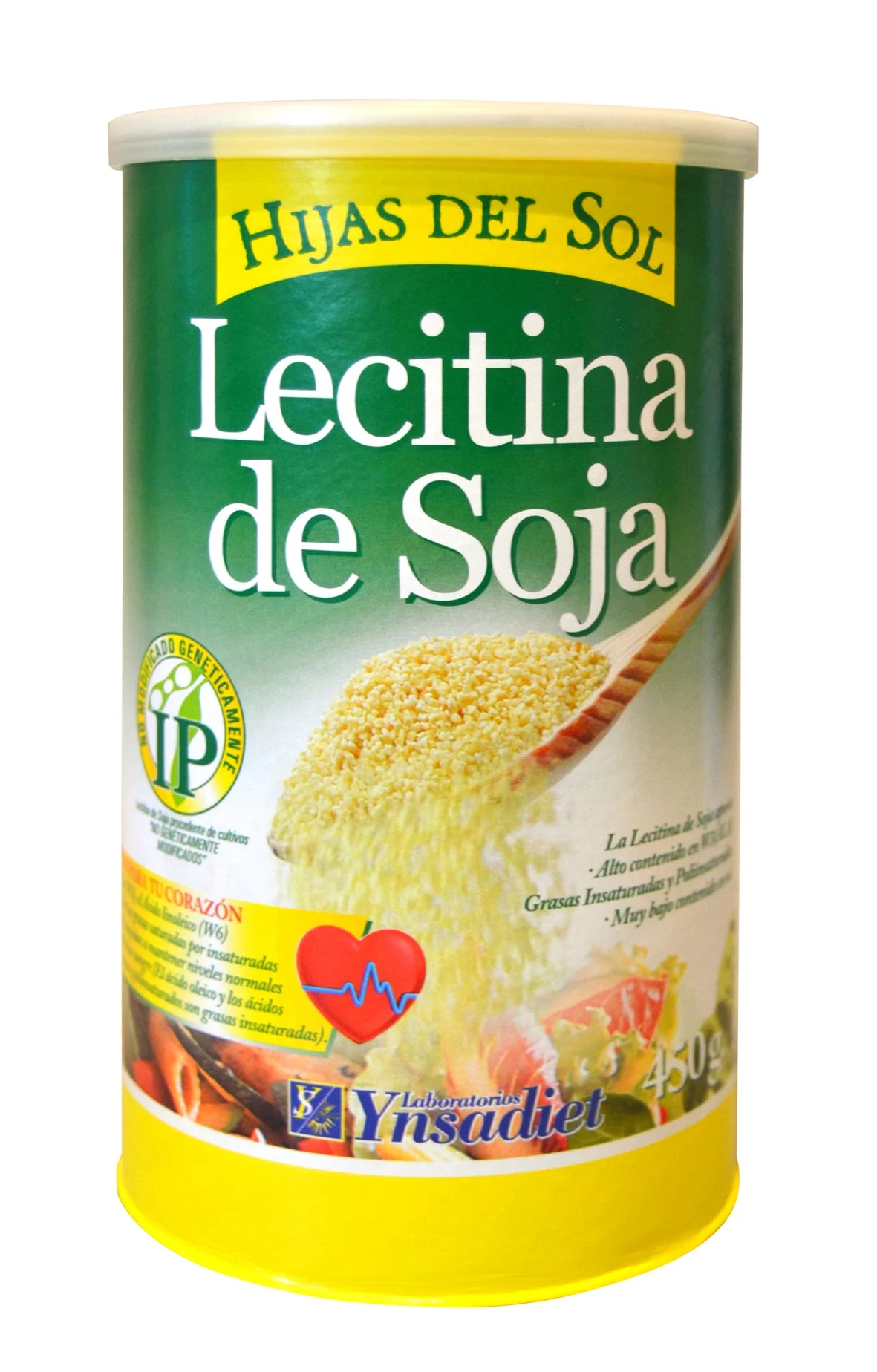Ynsadiet Lecitina Di Soia Granulata OGM Vasetto 450g
