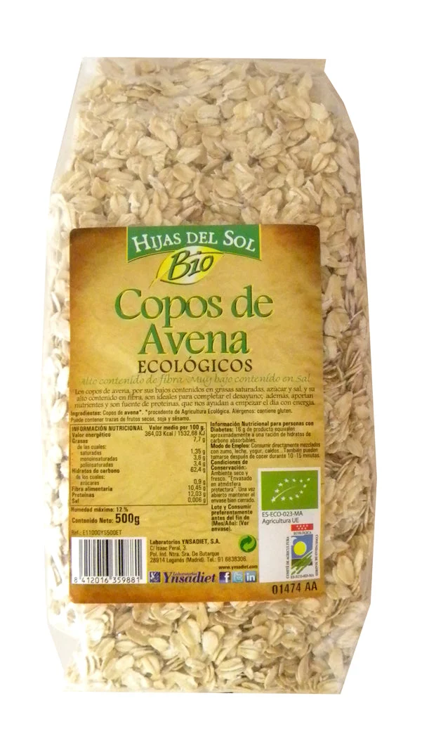 Fiocchi d'Avena Ynsadiet 500g