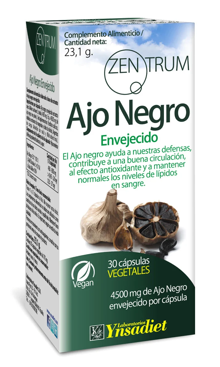 Estratto di aglio nero invecchiato Ynsadiet Zentrum 30 capsule