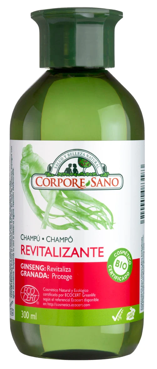 Corpore Shampoo Rivitalizzante Ginseng e Melograno 300 ml biologico