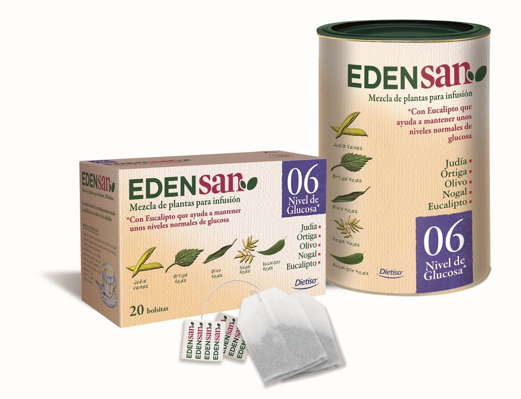 Dietisa Edensan 06 Niveles De Glucosa 20 filtri