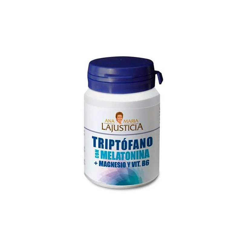 Ana María Lajusticia Tryptophan Melatonina Magnesio Vitamina B6 60 Compresse