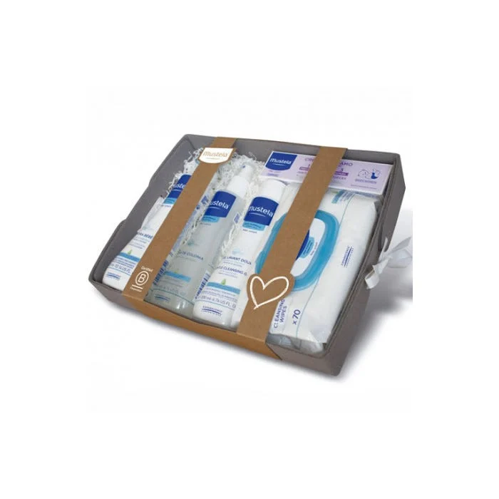 Set Cestino Piccolo Grigio Mustela 5 Pezzi