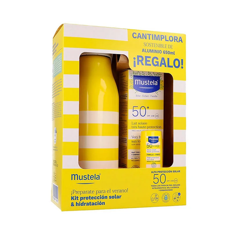 Mustela Latte solare Spf50+ 100 ml, set da 3 pezzi