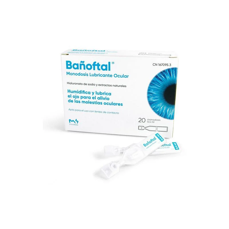 M4pharma Bañoftal Lubricante 20 Monodosi Oculare