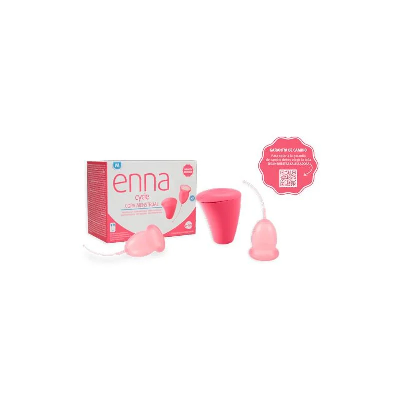 Enna Cycle Coppetta Mestruale Taglia M 2 Coppette Sterilizzatrice