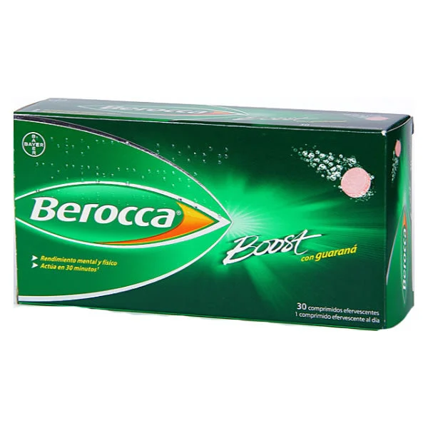 Berocca Boost 30 Compresse Effervescenti Guaranà