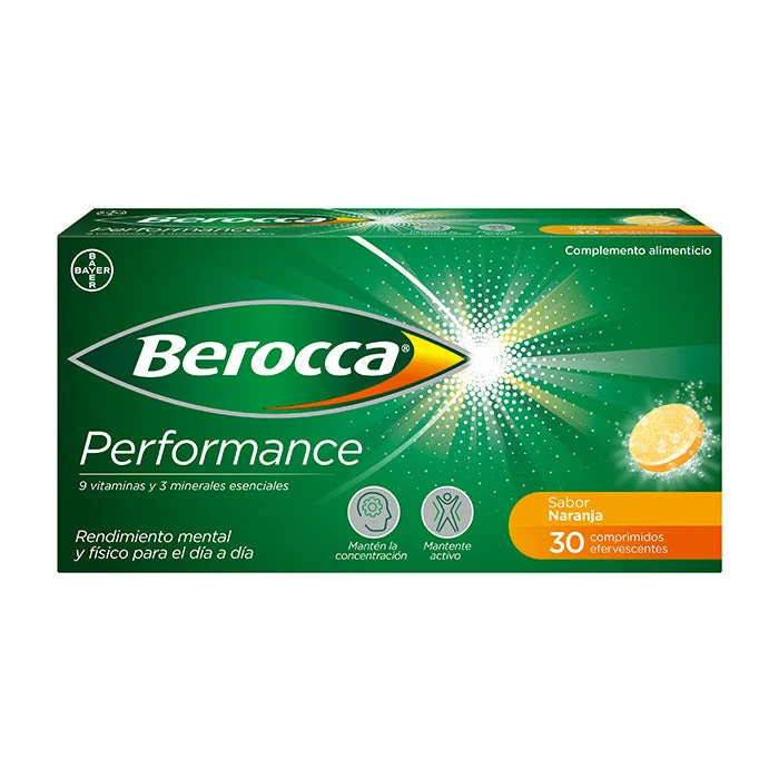 Berocca Performance 30 Compresse Effervescenti Arancione