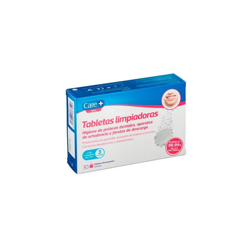 Care+ Stada Dentiere Compresse Pulizia Dentiere Dentiera 30 Compresse Effervescenti
