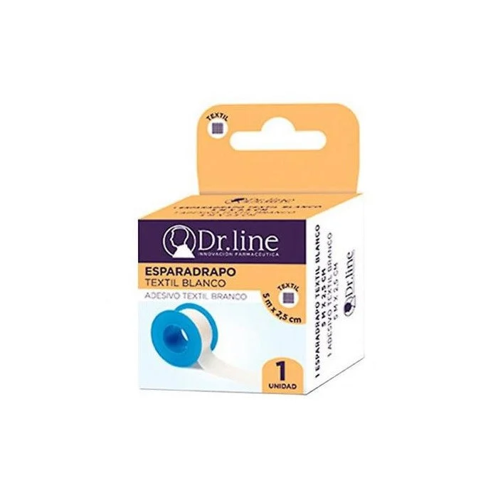Nastro tessile bianco Dr. Line 5x2,5cm X12