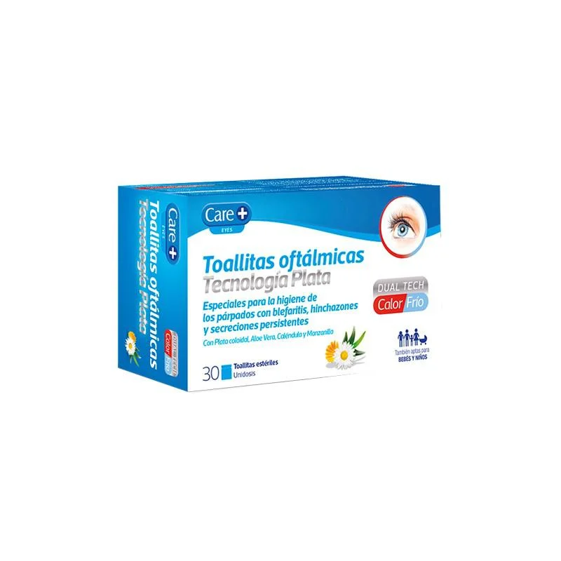 Care+ Ophthalmic Salviettine Silver Technology 30 Unità