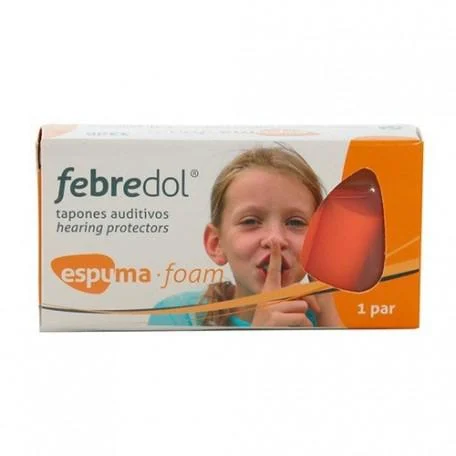 Febredol Tappi per le orecchie Schiuma 2 unità Febred